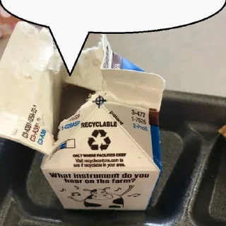 Sticker from Shit of post
