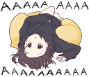 😐 emoji Menhera little girl. ENG :: @line_stickers Telegram sticker 20 of 80