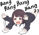 😫 emoji Menhera little girl. ENG :: @line_stickers Telegram sticker 19 of 80