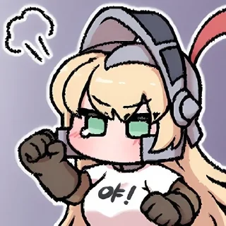 Sticker from Guardian tales - knight