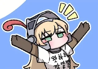 Sticker from Guardian tales - knight