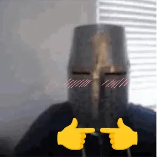 😊 emoji Рыцарь пак Telegram sticker 16 of 53