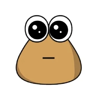 Sticker from pou э