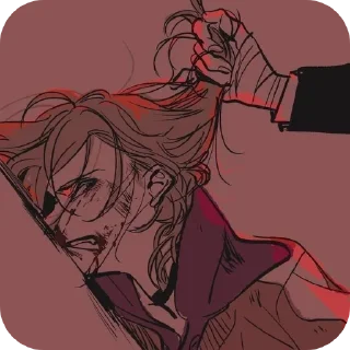 🤬 emoji Chuuya Telegram sticker 13 of 69
