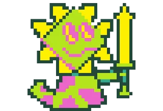 Sticker from Флорадин ТГК: @sticker_deltarune