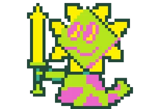 Sticker from Флорадин ТГК: @sticker_deltarune