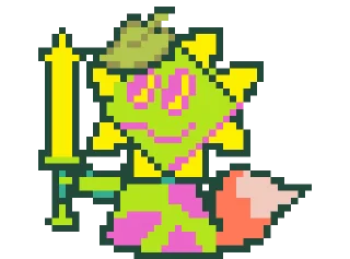 Sticker from Флорадин ТГК: @sticker_deltarune