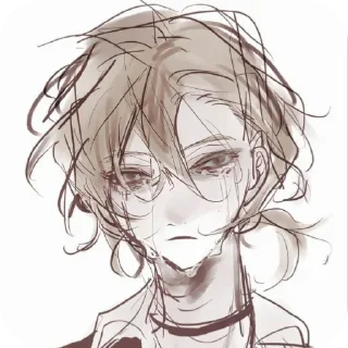 😭 emoji Chuuya Telegram sticker 6 of 69