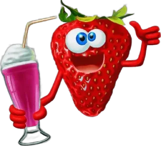 🌟 emoji Strawberries Telegram sticker 13 of 25