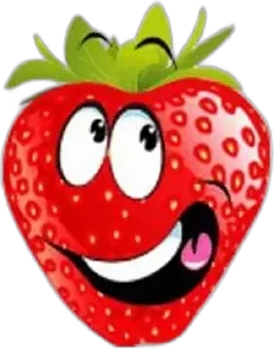 😛 emoji Strawberries Telegram sticker 10 of 25