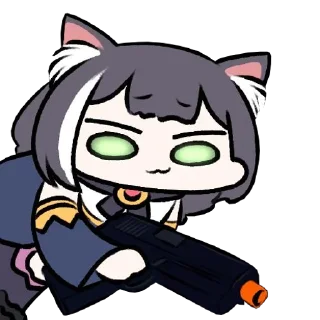 🔫 emoji キャル/Kyaru Telegram sticker 9 of 13
