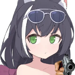 🔫 emoji キャル/Kyaru Telegram sticker 7 of 13