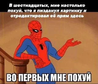 😐 emoji Паучок которому Похуй Telegram sticker 5 of 24