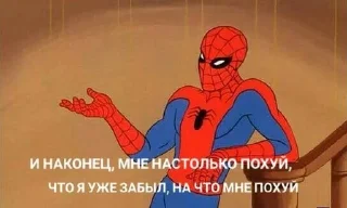 😐 emoji Паучок которому Похуй Telegram sticker 2 of 24