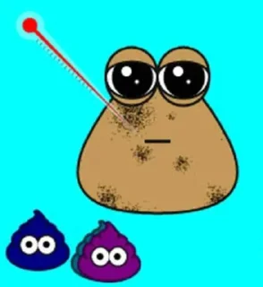 Sticker from pou
