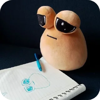 Sticker from pou.