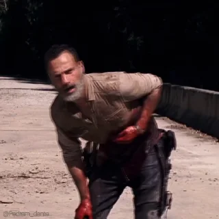 Sticker from Rick Grimes @TwdPlus