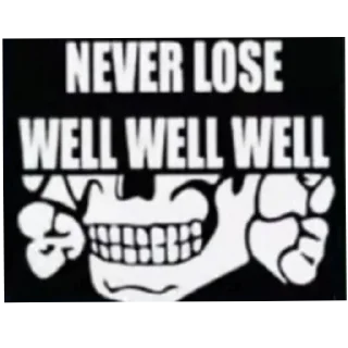 Sticker from well well well