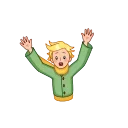 👋 emoji The Little Prince Telegram sticker 21 of 22