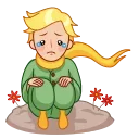 😢 emoji The Little Prince Telegram sticker 8 of 22