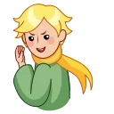 👿 emoji The Little Prince Telegram sticker 16 of 22