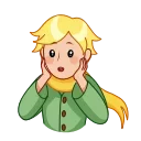 😍 emoji The Little Prince Telegram sticker 13 of 22