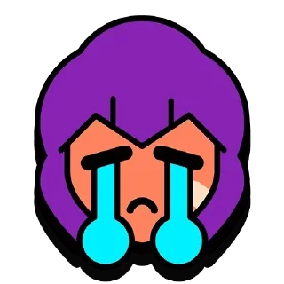 😭 emoji ЗНАЧКИ БРАВЛ СТАРС Telegram sticker 20 of 120