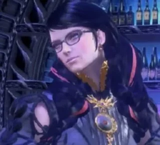 Sticker from Bayonetta stiker pack