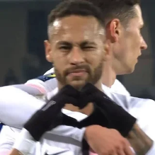Sticker from neymar&mbappe