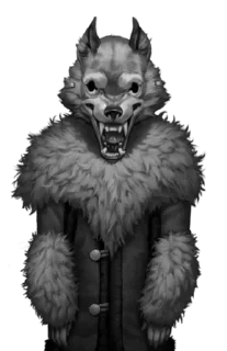 🌟 emoji Волк из новеллы "Зайчик" Telegram sticker 9 of 13