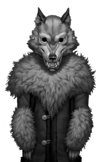 🌟 emoji Волк из новеллы "Зайчик" Telegram sticker 7 of 13