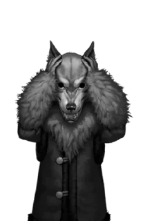 🌟 emoji Волк из новеллы "Зайчик" Telegram sticker 10 of 13