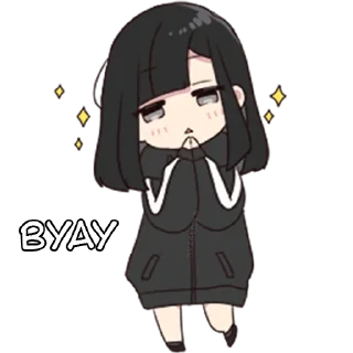 😏 emoji Юрудура-тян @nyasticks Telegram sticker 13 of 41
