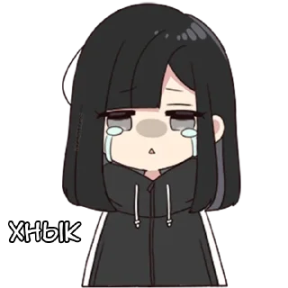 😔 emoji Юрудура-тян @nyasticks Telegram sticker 17 of 41