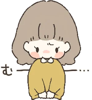 😞 emoji Everyday with you :: @line_stickers Telegram sticker 19 of 40