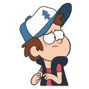 😟 emoji Gravity Falls Telegram sticker 22 of 39