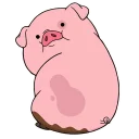 😞 emoji Gravity Falls Telegram sticker 17 of 39
