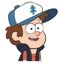 😁 emoji Gravity Falls Telegram sticker 23 of 39