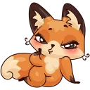 😏 emoji Лисичка Луна Telegram sticker 18 of 48