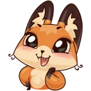 😄 emoji Лисичка Луна Telegram sticker 13 of 48