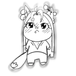 🥺 emoji Лисичка Telegram sticker 15 of 20
