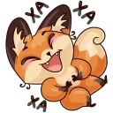 😂 emoji Лисичка Луна Telegram sticker 5 of 48