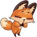 🙏 emoji Лисичка Луна Telegram sticker 11 of 48