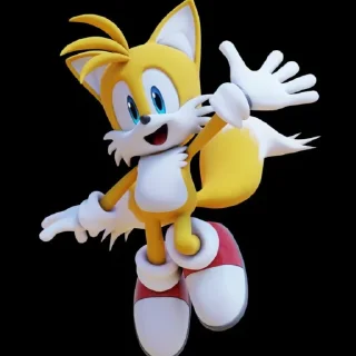 😄 emoji Tails Telegram sticker 7 of 76