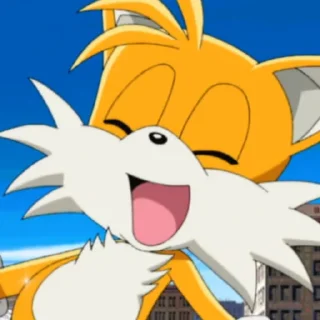 😄 emoji Tails Telegram sticker 19 of 76