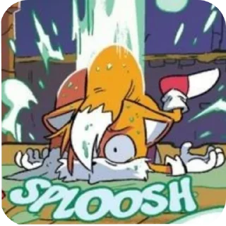 Sticker from tails