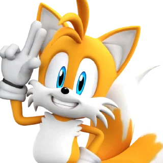 ✌️ emoji Tails Telegram sticker 6 of 76