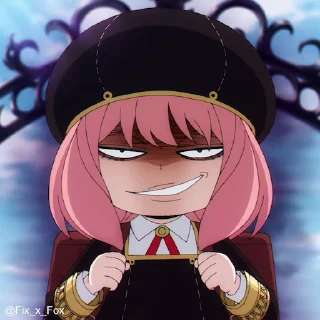😈 emoji SpyFamily by @Dipola_WhitePowe . Telegram sticker 8 of 120
