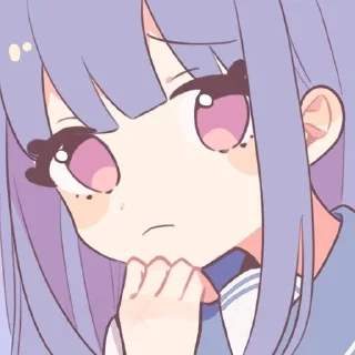 😭 emoji Chio×Rayoma Telegram sticker 8 of 10
