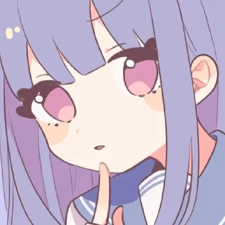 😠 emoji Chio×Rayoma Telegram sticker 7 of 10
